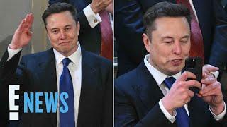 Elon Musk Reprimanded During Donald Trump's Congress Address | E! News