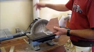 How to use the Disk Sander