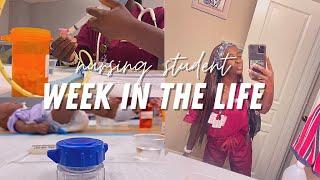 WEEK IN THE LIFE OF A NURSING STUDENT// first week of classes, dosage calc. exam