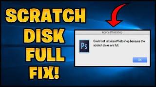 How to Fix Scratch Disk Full Error in Adobe Photoshop 2024