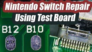 Nintendo Switch Diagnostic using USBC Test Board - Faulty Charging Port Replacement