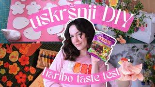 Uskršnji DIY od glinamola | Haribo taste test