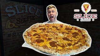 SLICE'S 24" PIZZA CHALLENGE - beating @Beardmeatsfood!?