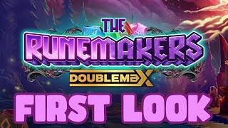 THE RUNEMAKERS DOUBLEMAX **FIRST LOOK** AT NEW SLOT WITH A BIG WIN ON A BONUS BUY (DEMO PLAY)