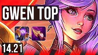 GWEN vs K'SANTE (TOP) | 71% winrate | KR Master | 14.21