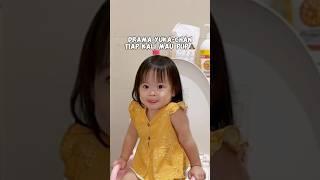 drama yuka-chan tiap kali mau pup! #minivlog #comedy #yukachan #baby #family #merossanovega #vlog