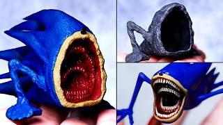 Making Sea Eater & Shin Sonic Eater Sonic Tapes (Shin Sonic) Sculptures Timelapse