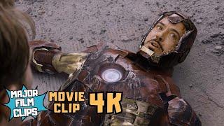 Tony Takes Nuclear Missile Through Portal - Avengers (2012) IMAX Movie Clip 4K