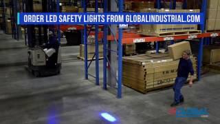 Global Industrial Forklift Blue LED Safety Warning Light 988717 (v2b)