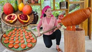 ''Harvesting Gac Fruit to Make Handmade Cakes and Sell Them on the Streets | Trieu Mai Huong''.