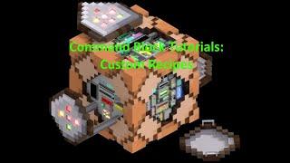 Command Block Creations: Custom Crafting Recipes In Minecraft Bedrock Editon