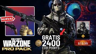 Paquete de operador para GHOST "WARZONE Pro Pack" para WARZONE (2400 COD Points Paquete Profesional)