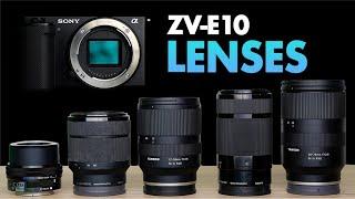 Sony ZV-E10: My FAVORITE Lenses and When I Use
