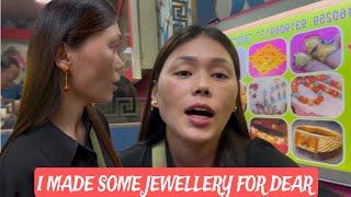 I MADE SOME JEWELLERY FOR DEAR | AIRPORT PAR KAFE MUSHQIL #tibetanvolgger #dearchannel