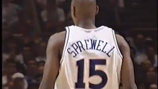 Latrell Sprewell 27 pts vs Suns (1994 Playoffs Game 3)