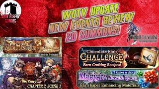 WOTV FFBE War of the Visions New Update & 20 Summons