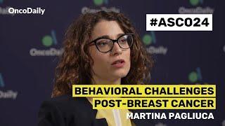 Dr. Martina Pagliuca on Behavioral Challenges Post-Breast Cancer | CANTO Study, ASCO 2024