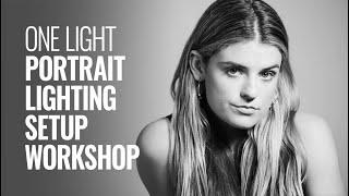 ONE LIGHT PORTRAIT SETUP WORKSHOP TRAILER