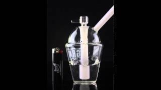 Grav Labs "Icee" Cup Water Pipe with Black or White Accents