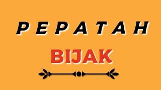 Kumpulan Kata Pepatah Bijak