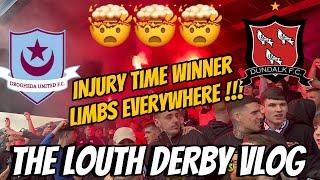 Drogheda United 2-1 Dundalk | INSANE LOUTH DERBY!! | MAYHEM/LIMBS/RED CARDS/INJURY TIME WINNER 