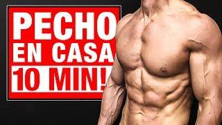 Rutina de PECHO EN CASA | 10 Minutos  (¡HAZLO CONMIGO!)