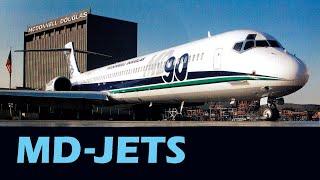 MD JETLINERS - THE "MAD DOGS!" - A look at McDonnell Douglas airliners built in the 1980s and '90s.