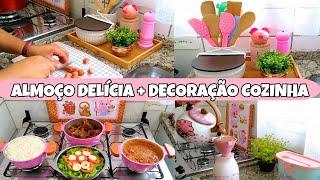 DECOREI A COZINHA COM AS COMPRINHAS NOVAS - ALMOÇO DELICIOSO DO DIA A DIA - MARYA ALVES