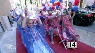 The Live Family Faces off in a 4th of July Water Bucket Challenge