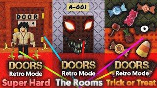 Doors Retro Mode : (April Fools + Rooms + Trick or Treat) - Speedrun [ROBLOX]