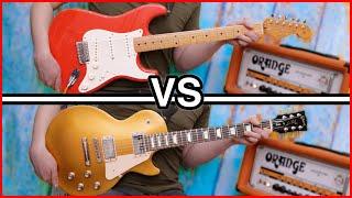 Fender Stratocaster VS Gibson Les Paul
