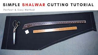 Simple Shalwar Cutting For Beginners | Quick & Easy Tutorial