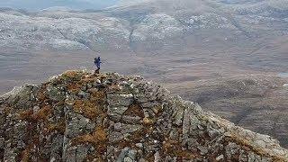 Hiker Climbs Ridges Of Highest UK Hills