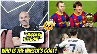  Iniesta Settles Messi vs Ronaldo GOAT Debate with Jaw-Dropping Revelation | Must-Watch!