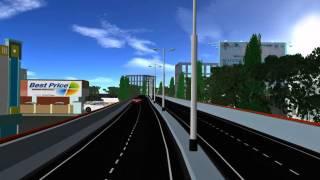 Hyderabad City 3D Animation Walk Through (Outer Ring Road)