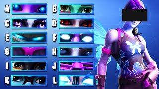 GUESS THE EYES OF THE SKIN - VERY HARD | Ultimate Fortnite Quiz #7