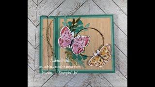 Book Fold Butterfly Card