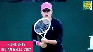 IGA SWIATEK/YULIA PUTINTSEVA/BEST MATCH POINT HIGHLIGHTS/INDIAN WELLS 2024