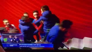 Fight In The Tunnel After The Game | Atletico Madrid vs Manchester City !!!!