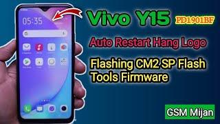 Vivo Y15 Y12 PD1901BF Auto Restart Hang On Logo Flashing CM2 Spd Flash Tools Firmware Free