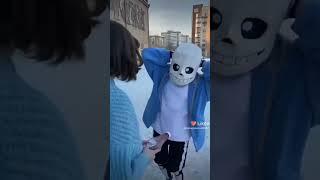 Андертейл в реальной жизни (Undertale real life) #shorts #short #undertale  #sans #frisk