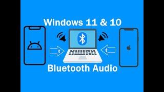 Stream Audio to Windows 11 / 10 PC via Bluetooth! | iOS and Android