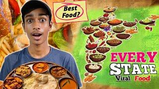 India's 28 States Viral Food  !