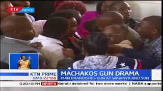 Man brandishes gun at Wavinya Ndeti and son