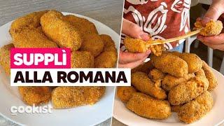 Supplì: la ricetta romana per averli croccanti all’esterno e filanti dentro