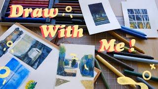  Art Vlog || paint with me, art supply haul, & palettes ⭐