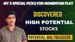 Discovered High Potential Stocks that can be Potential Multibaggers ! 5 Stocks on my List