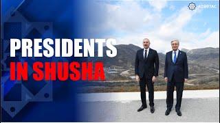 Presidents of Azerbaijan and Kazakhstan visited Shusha