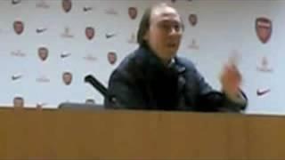 Charlie George at the Emirates Press Conference Room