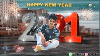 New year photo editing | picsart photo editing 2021 ||Vivek Editz